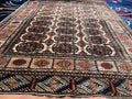 Handmade Afghan/Turkmen Traditinal Hand Knotted Moury Rug, 1975